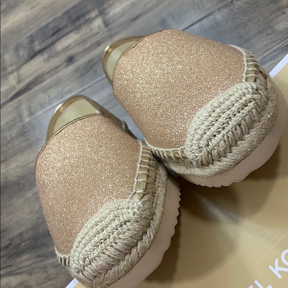 MICHAEL KORS MATHILDE ESPADRILLE PIXIE FINE GLITTE - Picture 4 of 16